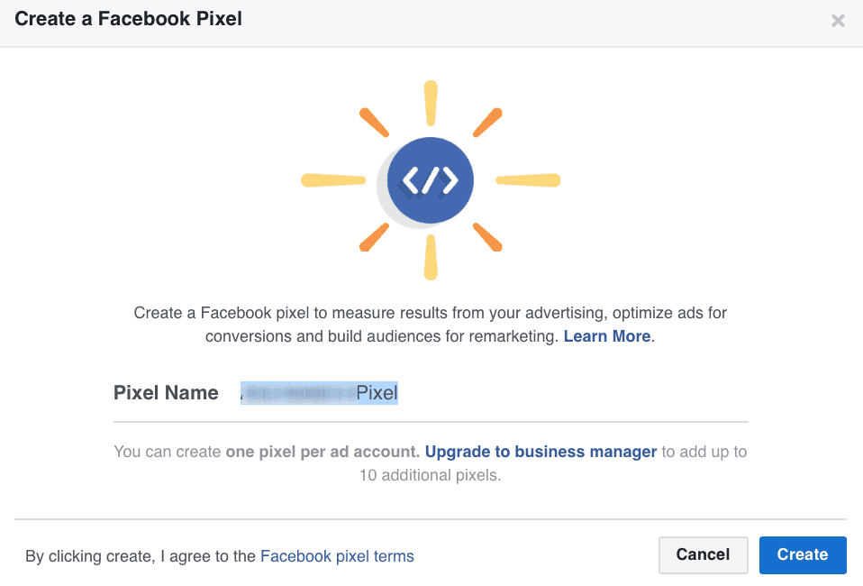 Crie Facebook Pixel para seu Site Institucional