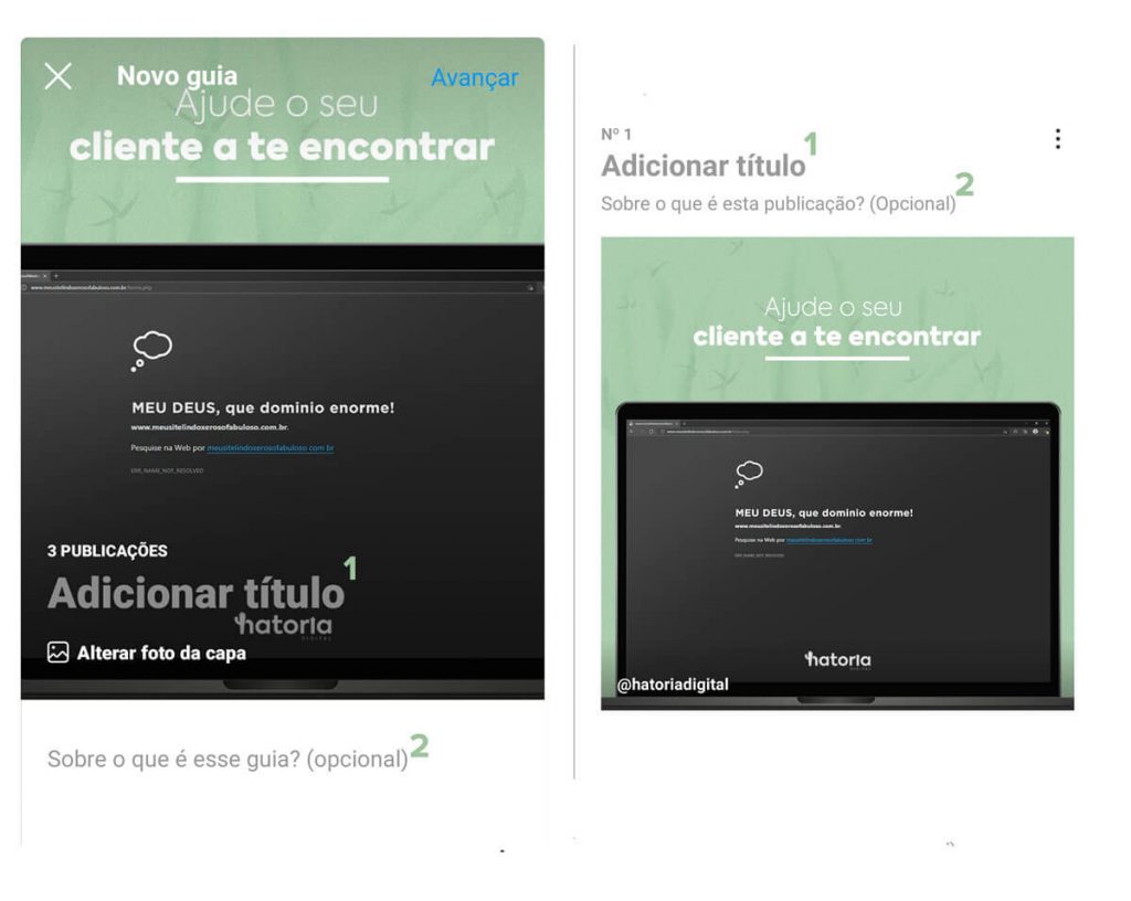 como usar as guias do instagram 07 formatando as guias