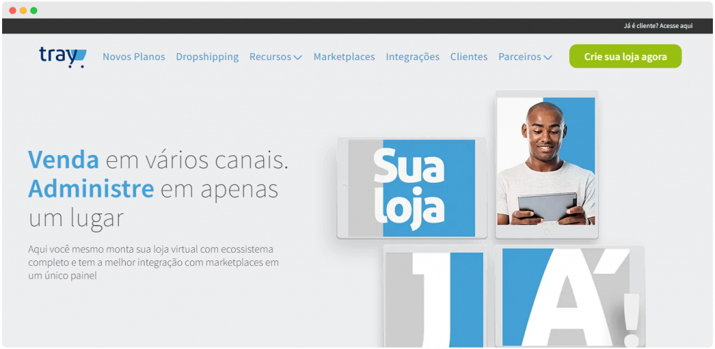 Criar uma loja virtual com a Tray