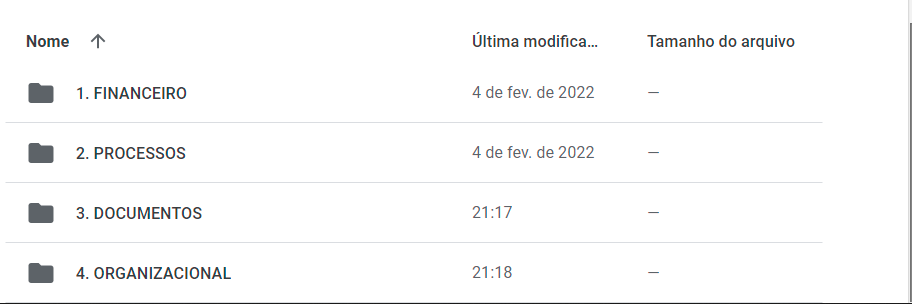 pasta administrativo