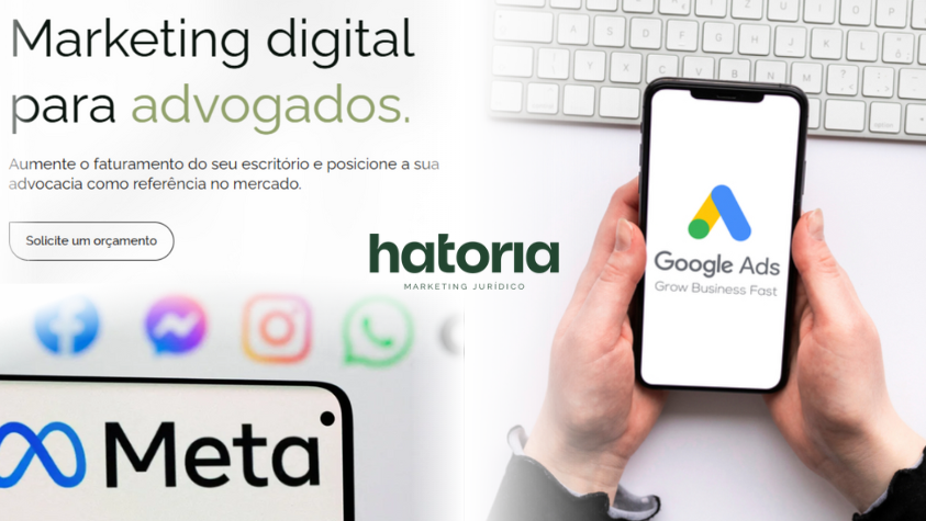Google Ads + Landing Page + Remarketing no Meta: uma das estratégias de campanhas validadas.